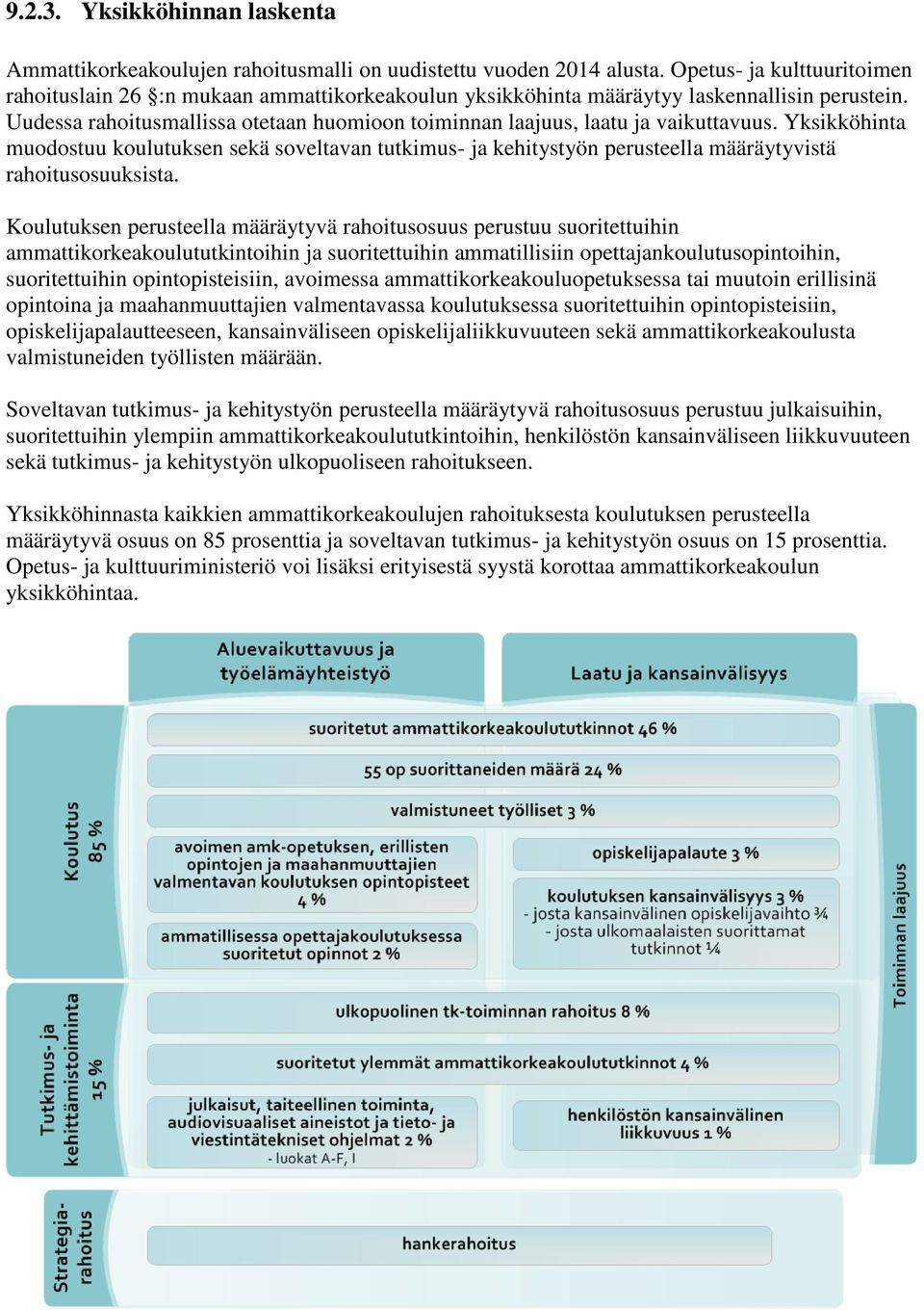 Uudessa rahoitusmallissa otetaan huomioon toiminnan laajuus, laatu ja vaikuttavuus.