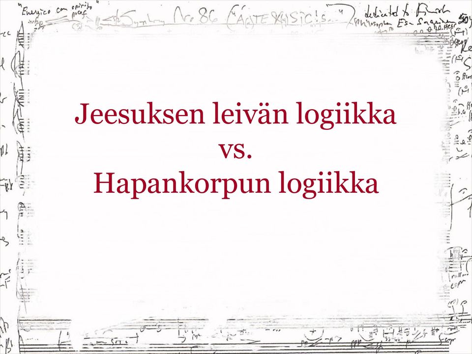 logiikka vs.