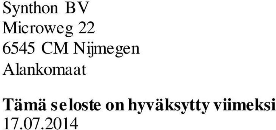 Alankomaat Tämä seloste
