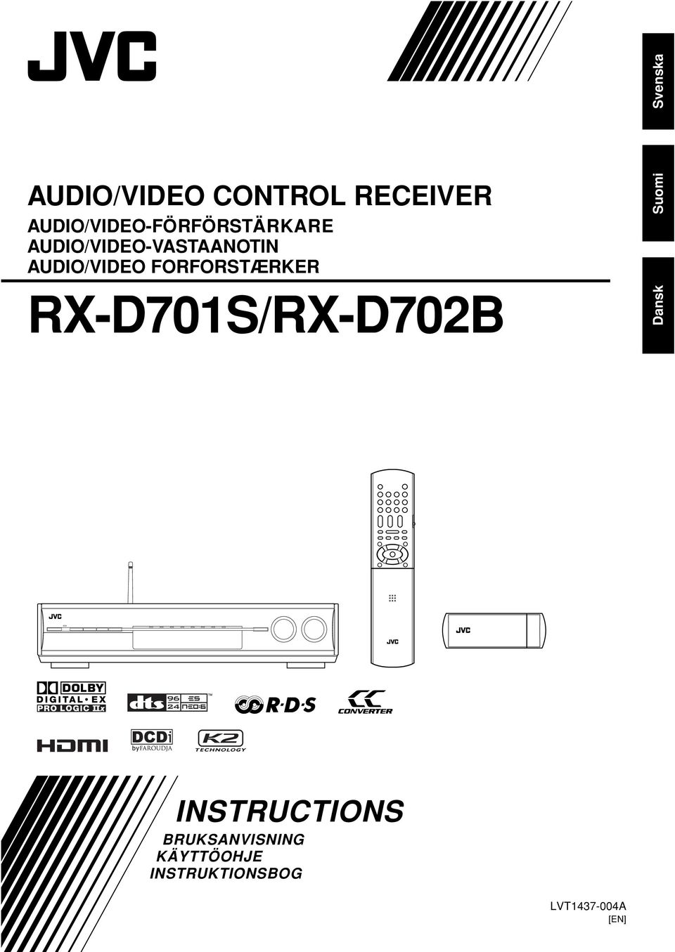 AUDIO/VIDEO FORFORSTÆRKER RX-D701S/RX-D702B Suomi