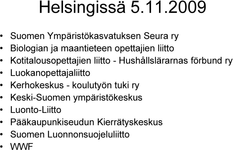 liitto Kotitalousopettajien liitto - Hushållslärarnas förbund ry