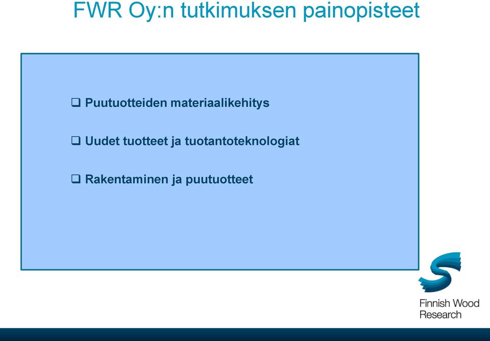 materiaalikehitys Uudet tuotteet