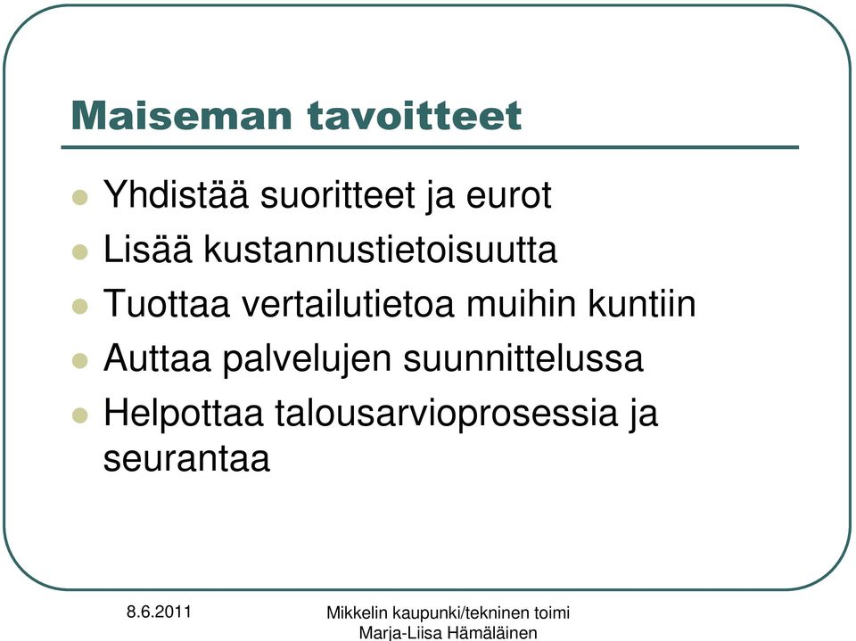 vertailutietoa muihin kuntiin Auttaa