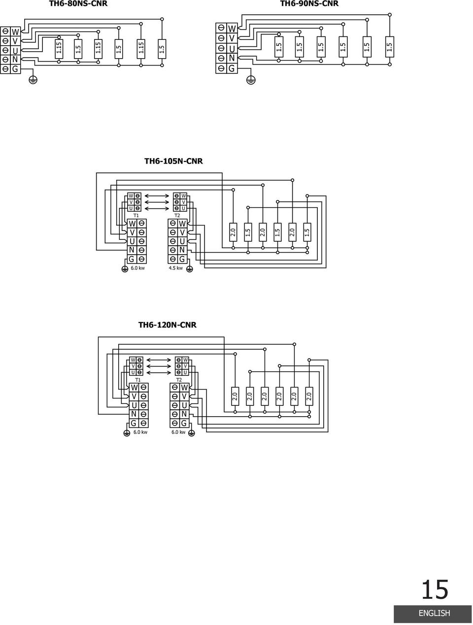 TH6-120-CR 6.0 kw 4.