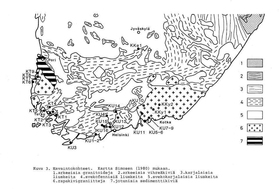 karjalaisia liuskeita 4.svekofennisia liuskeita 5.