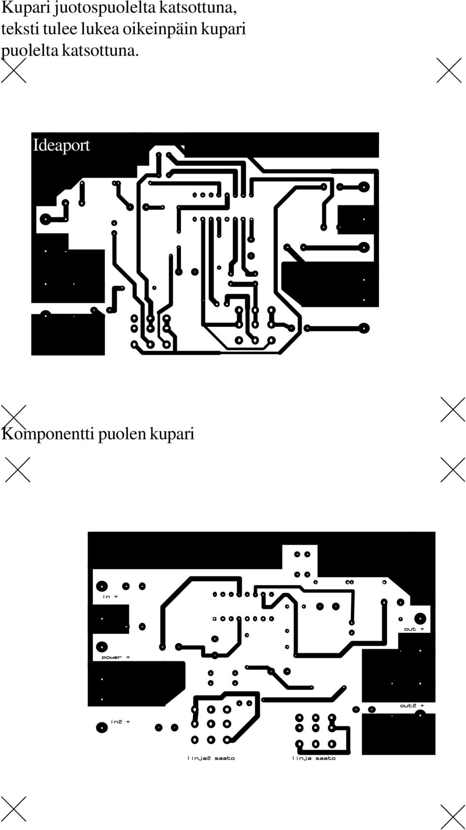 oikeinpäin kupari puolelta