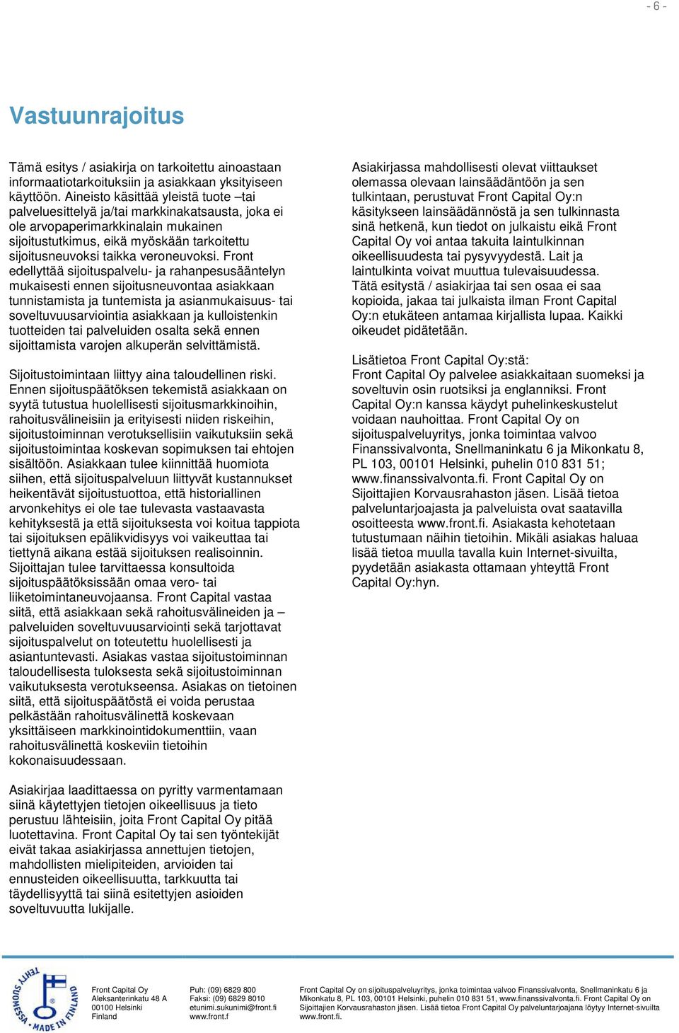 veroneuvoksi.