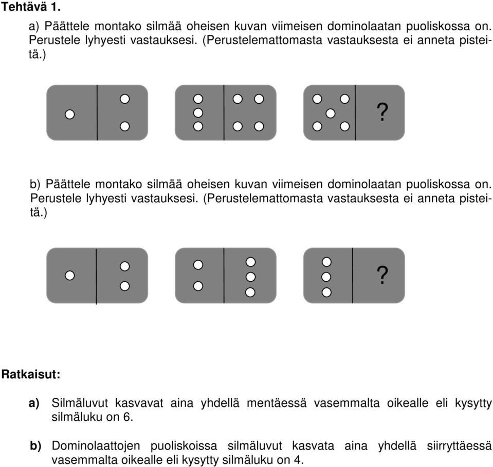 Perustele lyhyesti vastauksesi. (Perustelemattomasta vastauksesta ei anneta pisteitä.)?