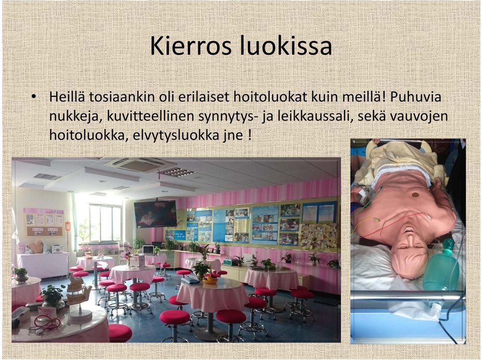 Puhuvia nukkeja, kuvitteellinen synnytys ja