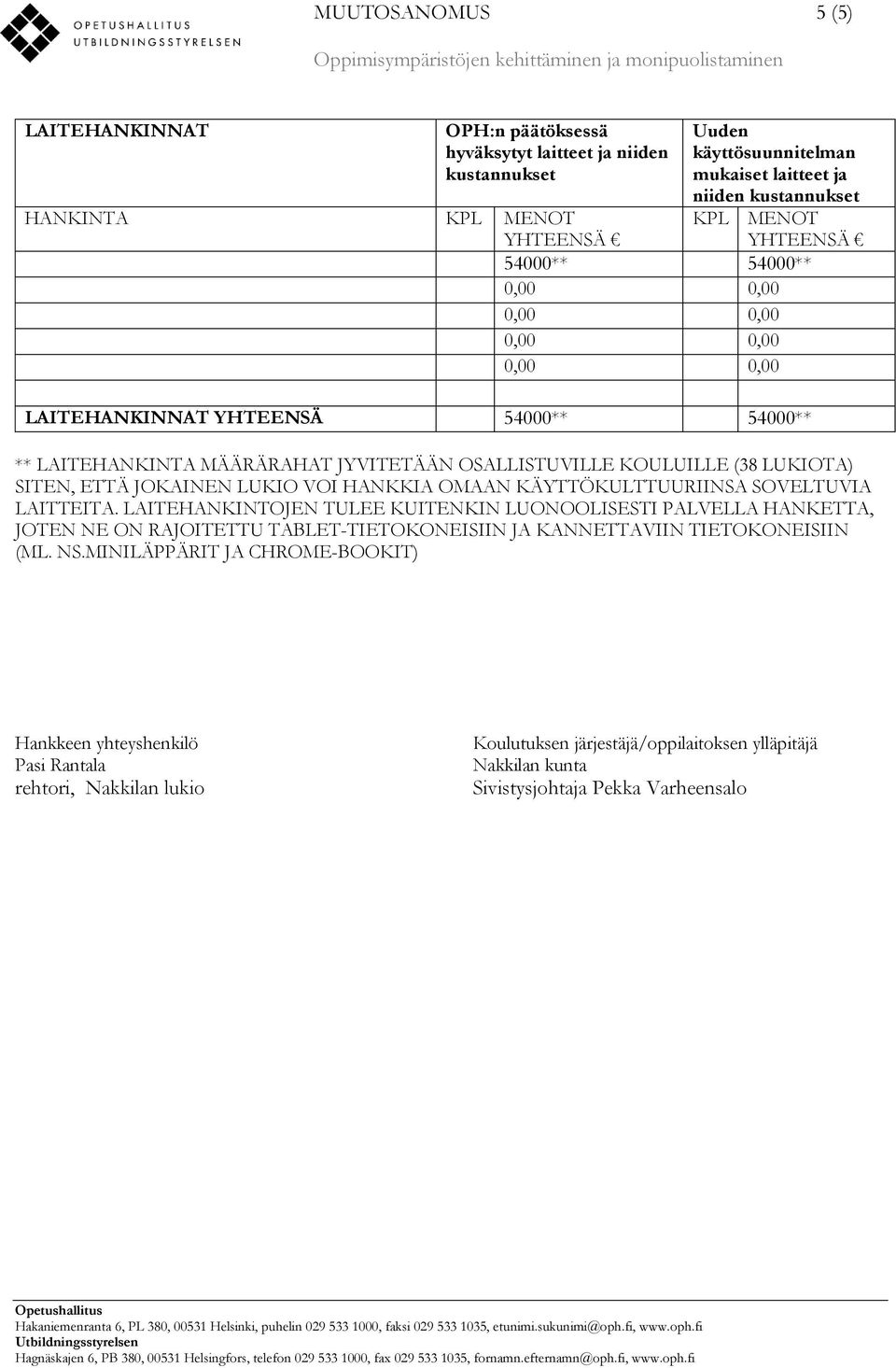 OMAAN KÄYTTÖKULTTUURIINSA SOVELTUVIA LAITTEITA.