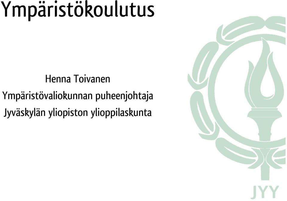 Ympäristövaliokunnan