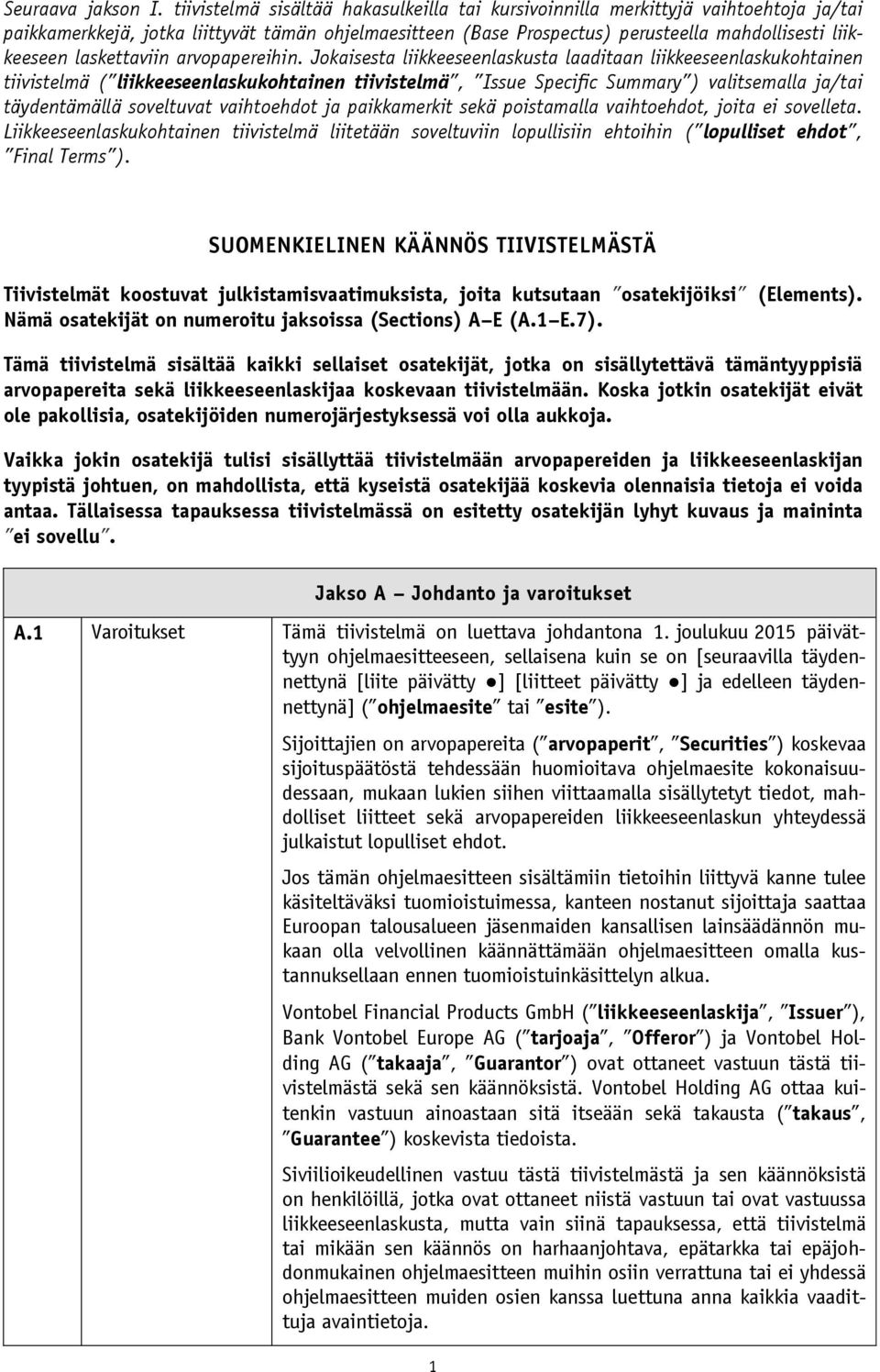 laskettaviin arvopapereihin.