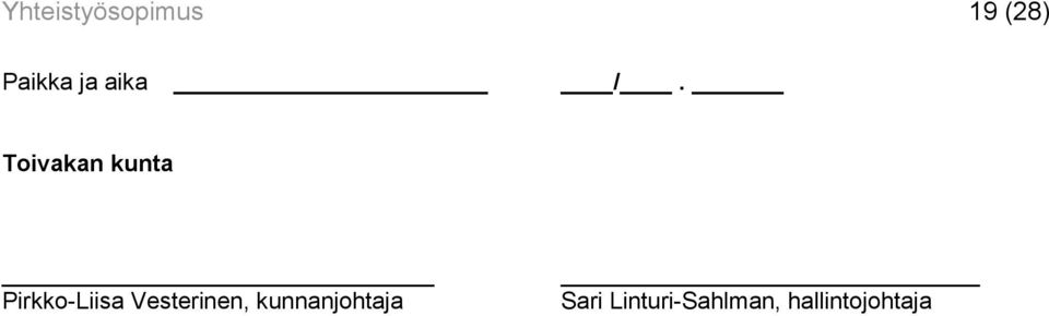 Vesterinen, kunnanjohtaja