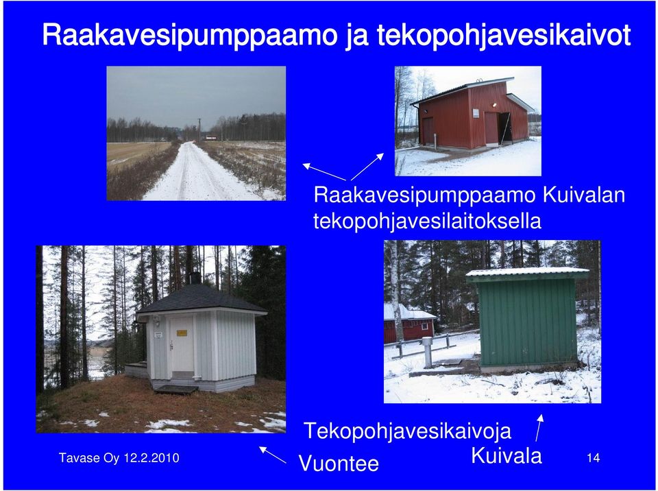 Kuivalan tekopohjavesilaitoksella