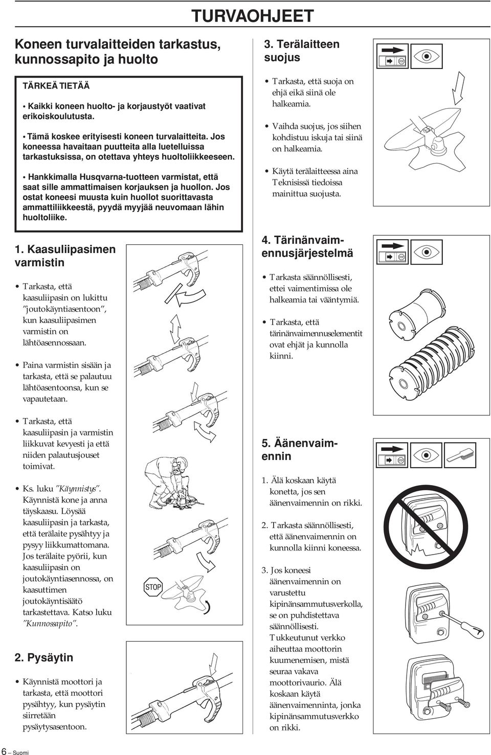 Jos ostat koneesi muusta kuin huollot suorittavasta ammattiliikkeestä, pyydä myyjää neuvomaan lähin huoltoliike. 1.