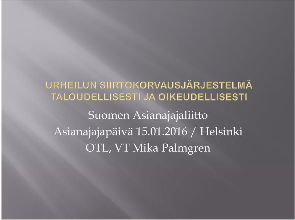 Asianajajapäivä 15.