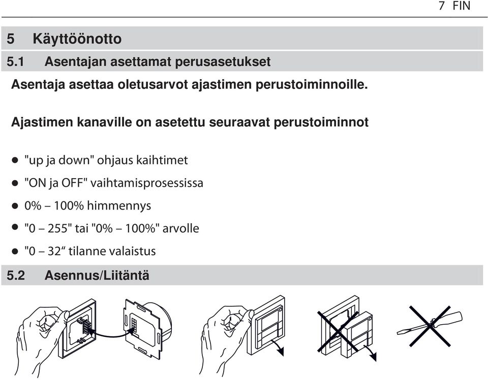 perustoiminnoille.