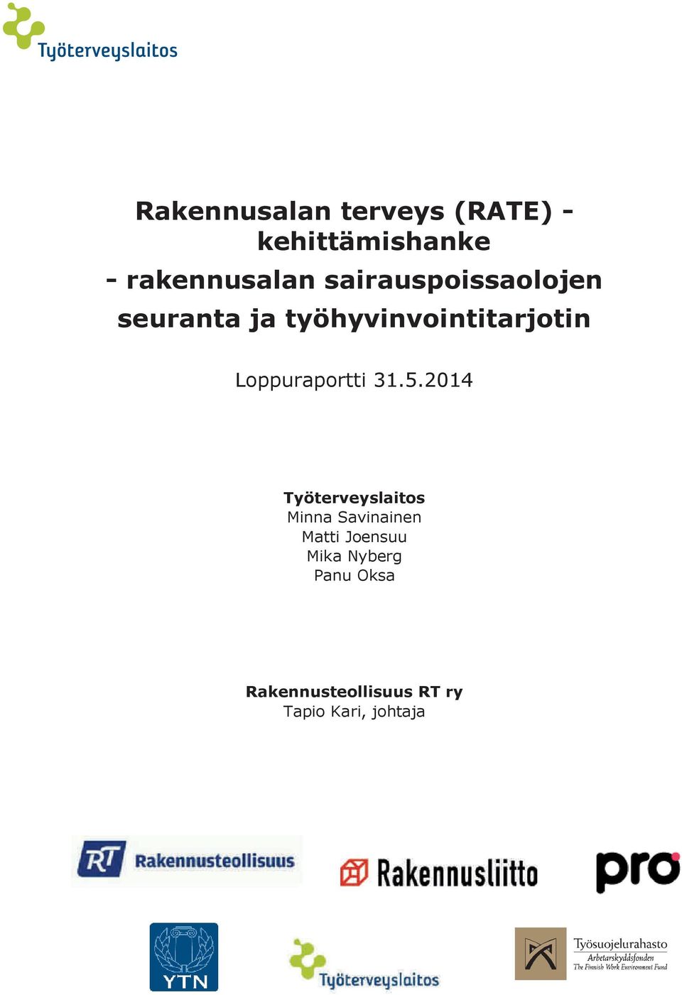 Loppuraportti 31.5.