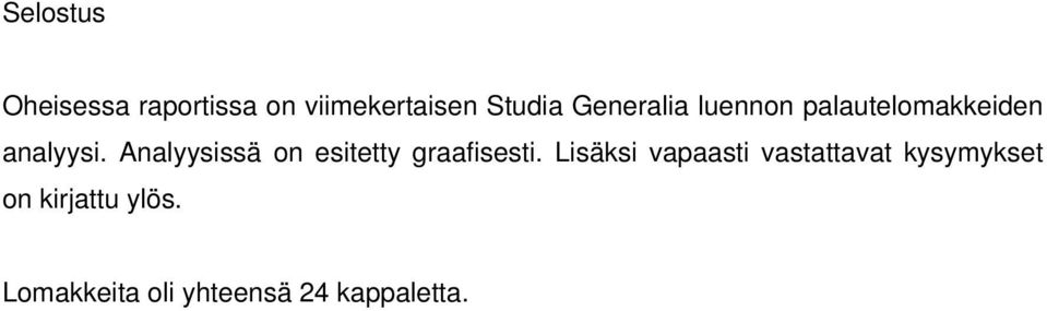Analyysissä on esitetty graafisesti.