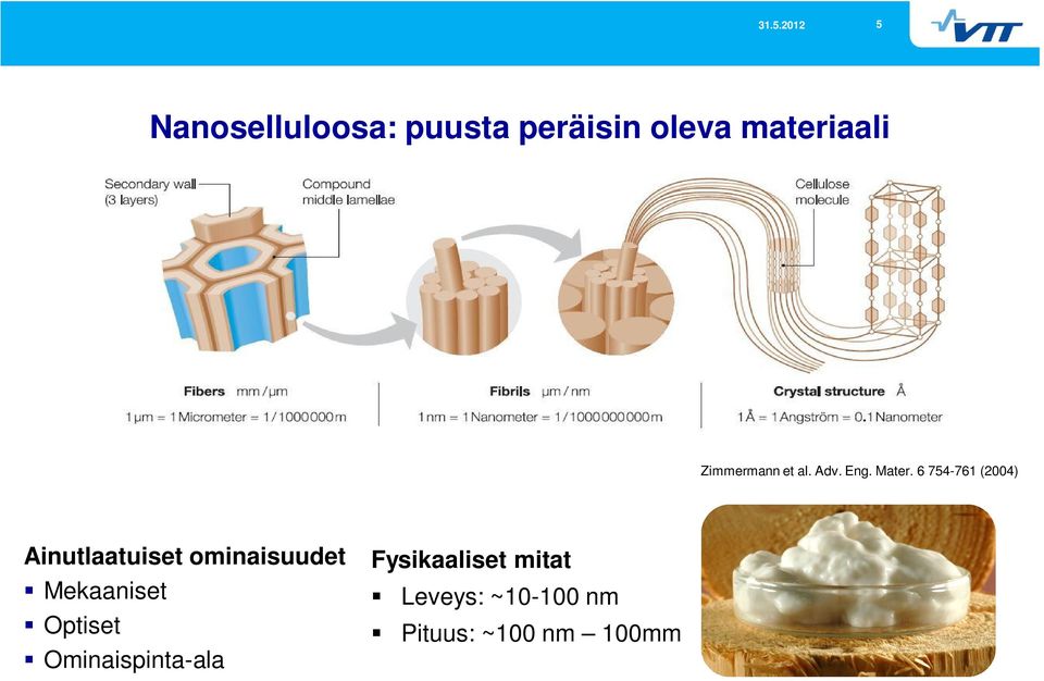 6 754-761 (2004) Ainutlaatuiset ominaisuudet Mekaaniset