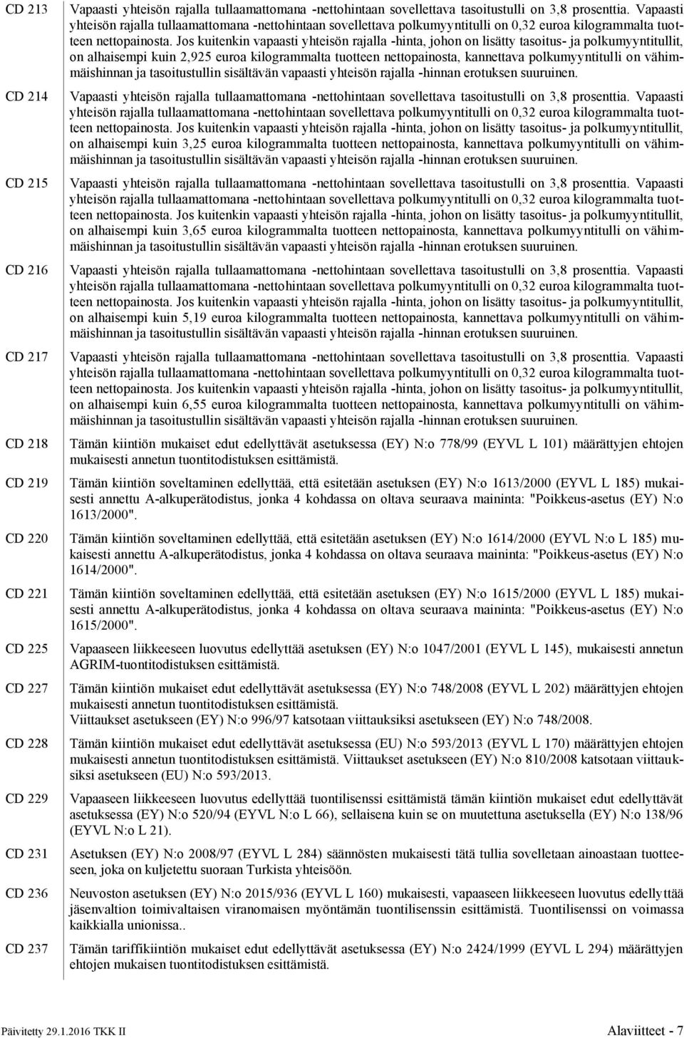 Jos kuitenkin vapaasti yhteisön rajalla -hinta, johon on lisätty tasoitus- ja polkumyyntitullit, on alhaisempi kuin 2,925 euroa kilogrammalta tuotteen nettopainosta, kannettava polkumyyntitulli on