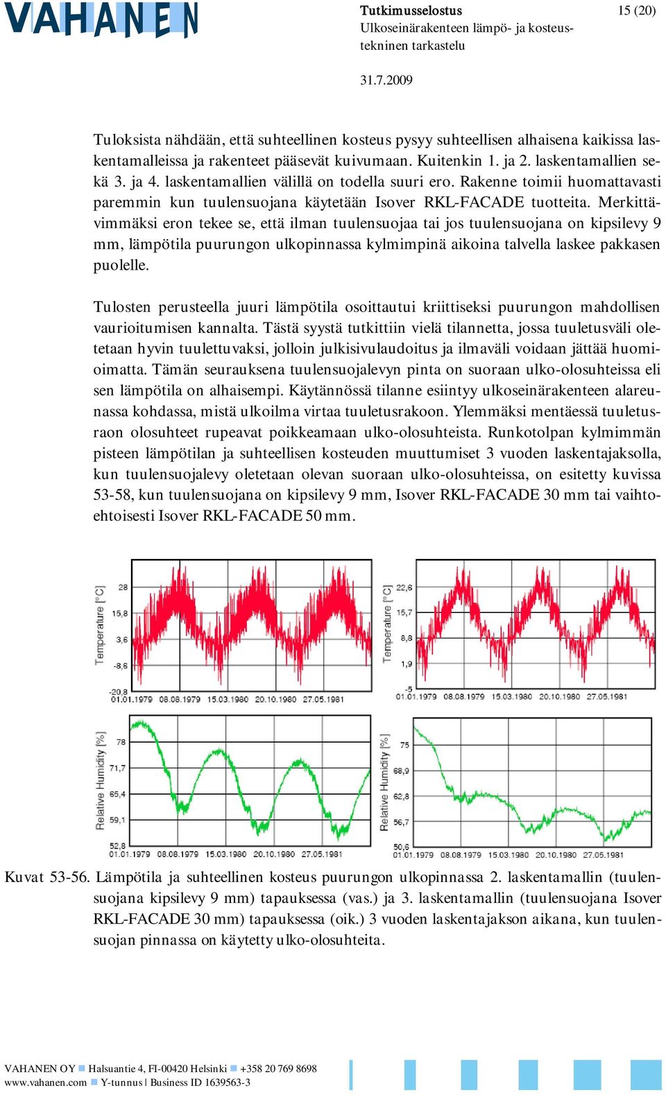 Rakenne toimii huomattavasti paremmin kun tuulensuojana käytetään Isover RKL-FACADE tuotteita.