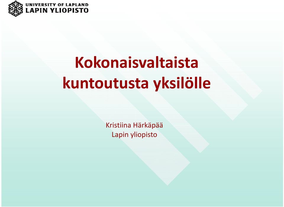 Kristiina Härkäpää