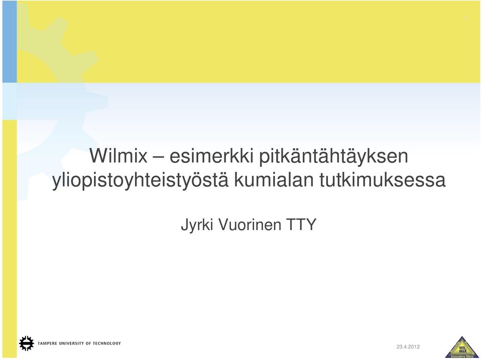 yliopistoyhteistyöstä