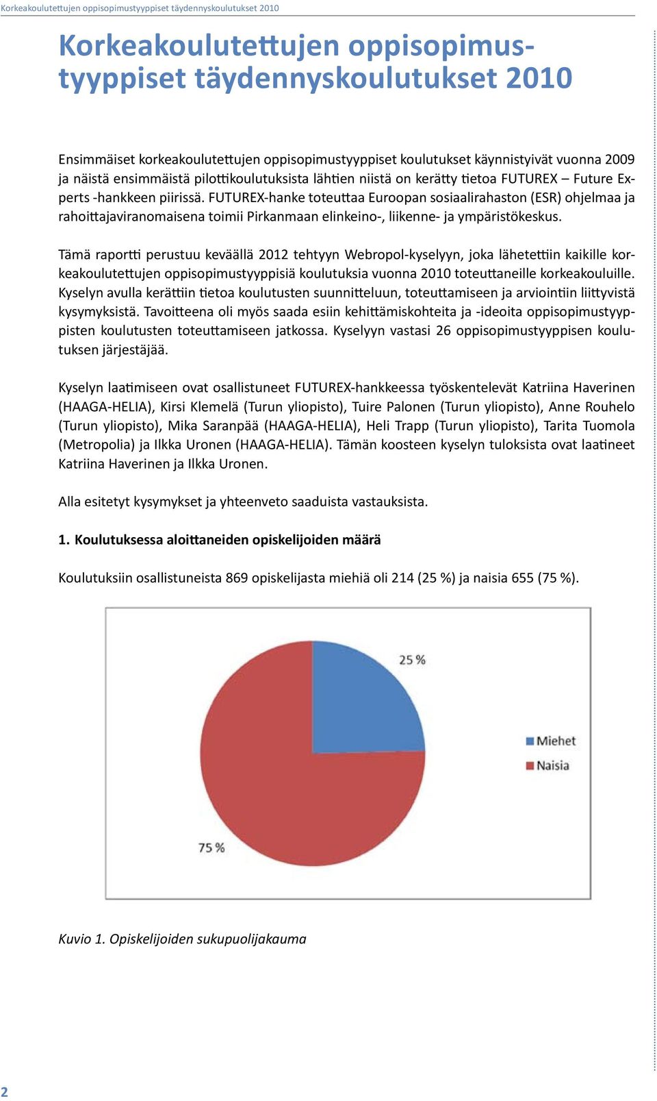 FUTUREX-hanke toteuttaa Euroopan sosiaalirahaston (ESR) ohjelmaa ja rahoittajaviranomaisena toimii Pirkanmaan elinkeino-, liikenne- ja ympäristökeskus.