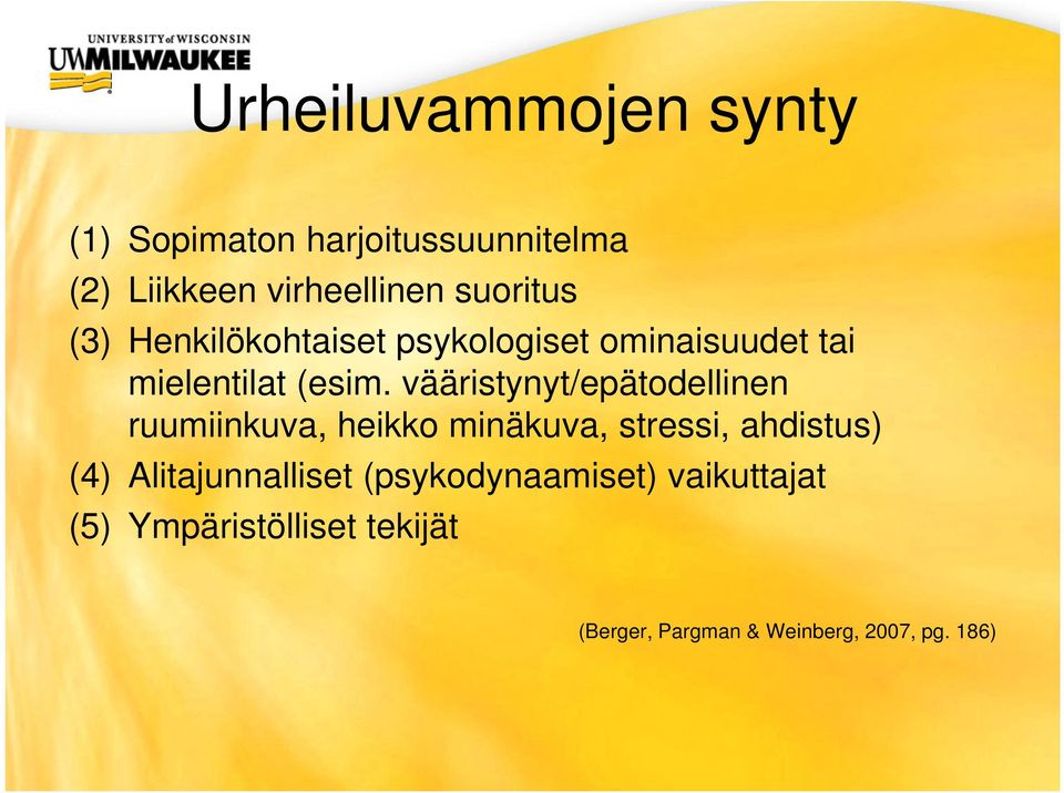vääristynyt/epätodellinen ruumiinkuva, heikko minäkuva, stressi, ahdistus) (4)