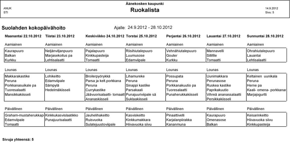 2012 Keskiviikko 24.10.