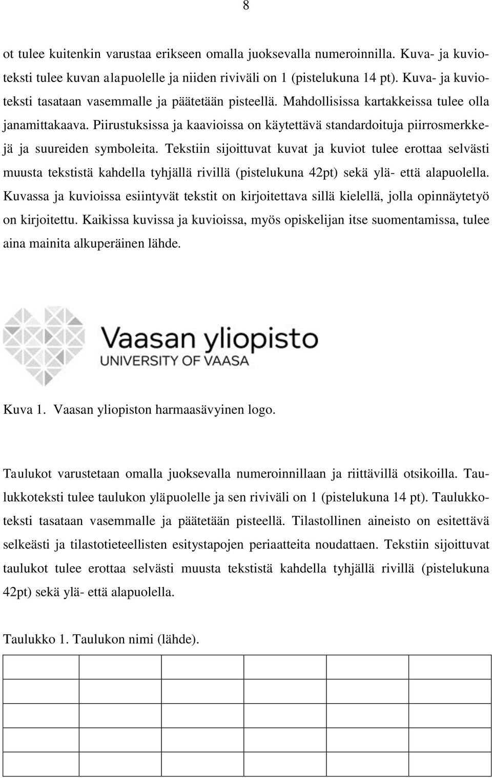 Piirustuksissa ja kaavioissa on käytettävä standardoituja piirrosmerkkejä ja suureiden symboleita.