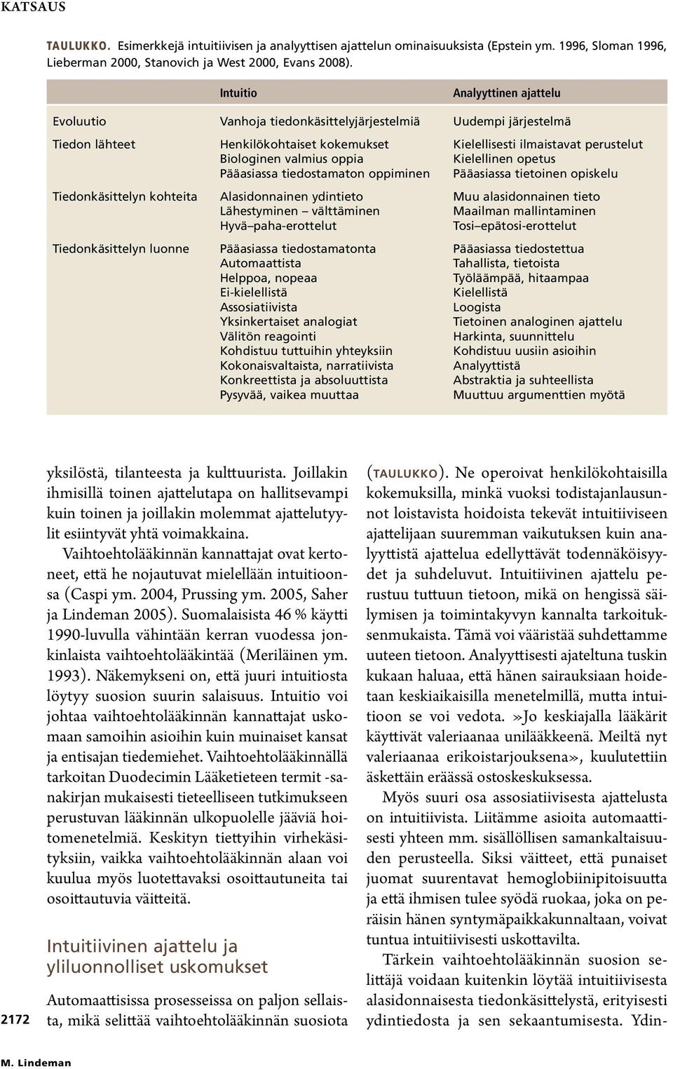 Biologinen valmius oppia Pääasiassa tiedostamaton oppiminen Alasidonnainen ydintieto Lähestyminen välttäminen Hyvä paha-erottelut Pääasiassa tiedostamatonta Automaattista Helppoa, nopeaa