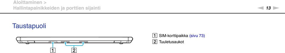 porttien sijainti n 13