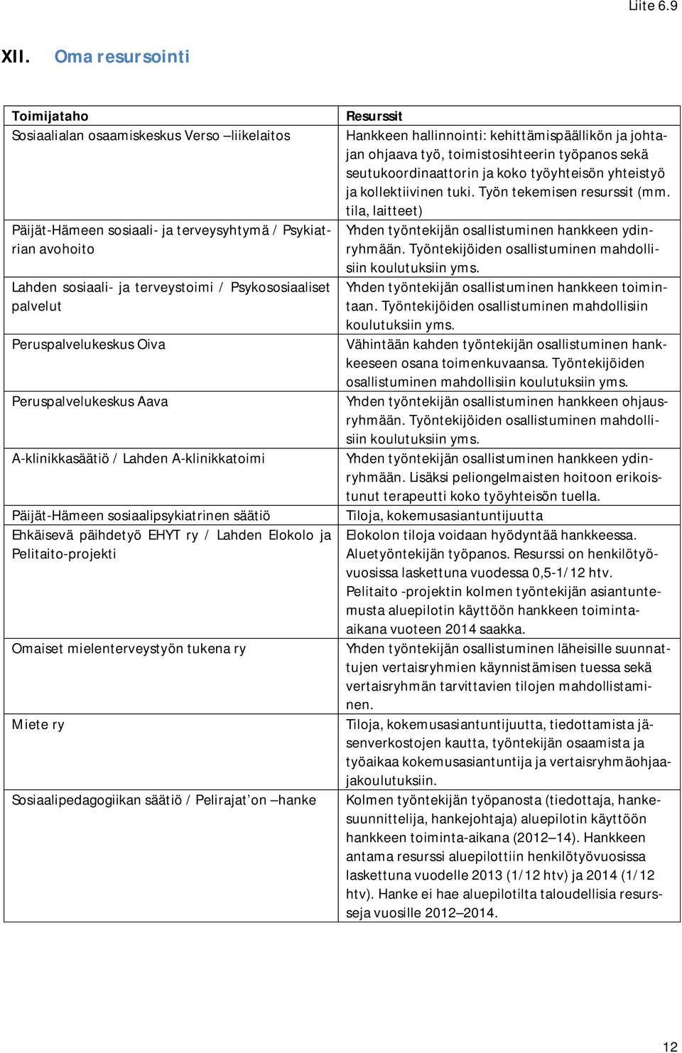 Pelitaito-projekti Omaiset mielenterveystyön tukena ry Miete ry Sosiaalipedagogiikan säätiö / Pelirajat on hanke Resurssit Hankkeen hallinnointi: kehittämispäällikön ja johtajan ohjaava työ,