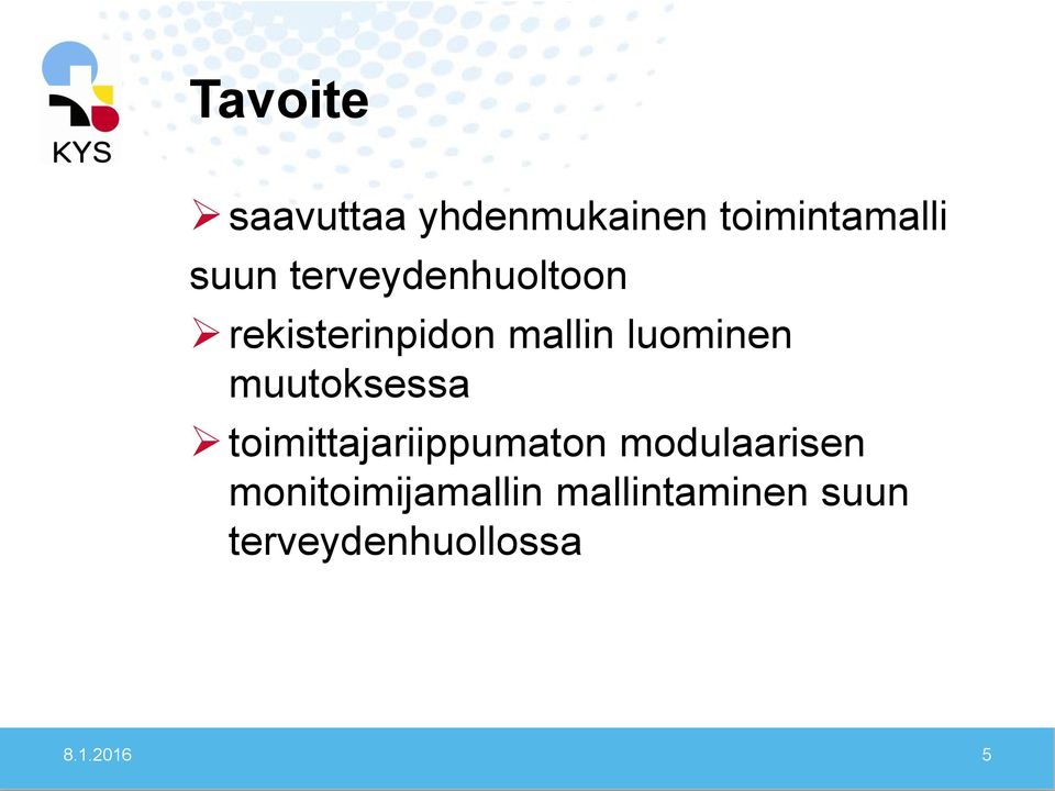 muutoksessa toimittajariippumaton modulaarisen