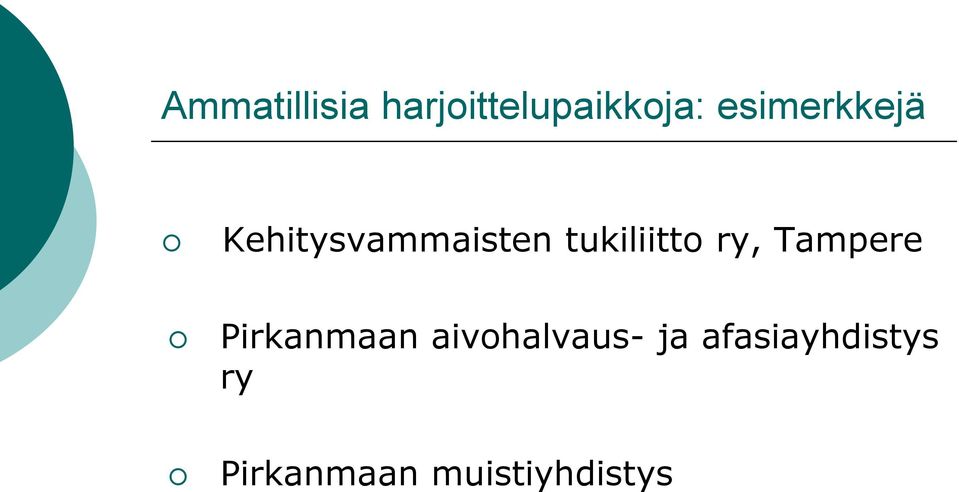 tukiliitto ry, Tampere Pirkanmaan