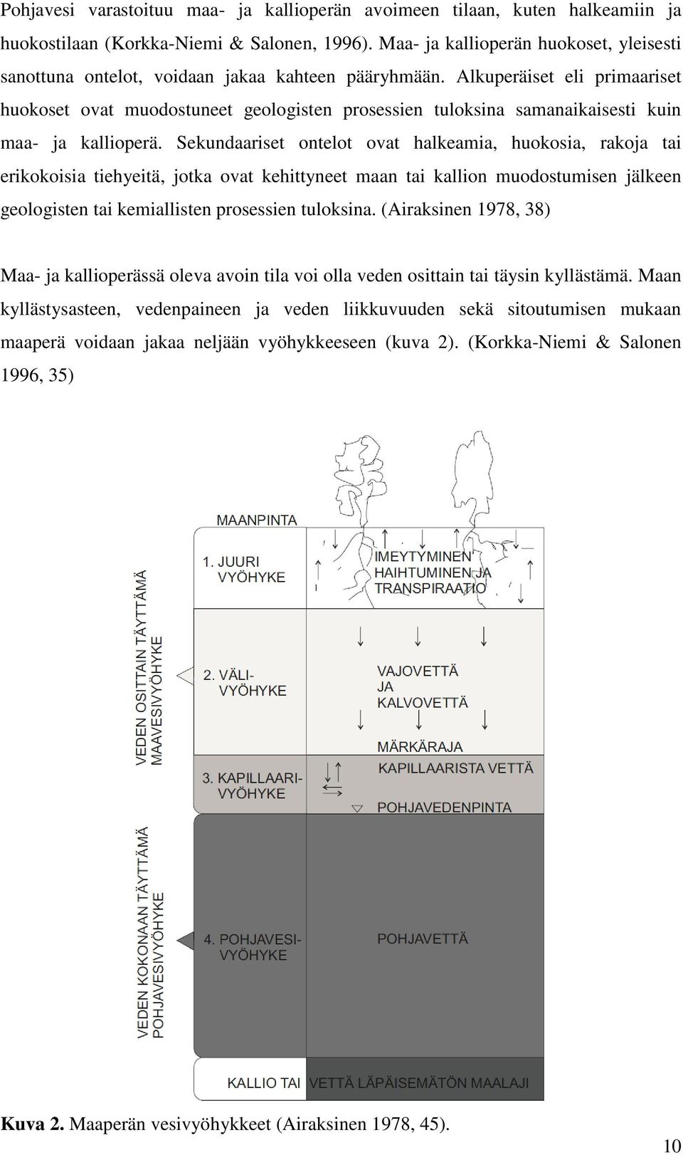 Alkuperäiset eli primaariset huokoset ovat muodostuneet geologisten prosessien tuloksina samanaikaisesti kuin maa- ja kallioperä.
