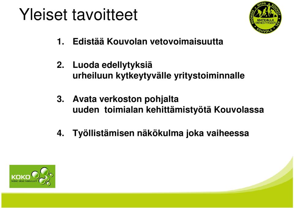 yritystoiminnalle 3.