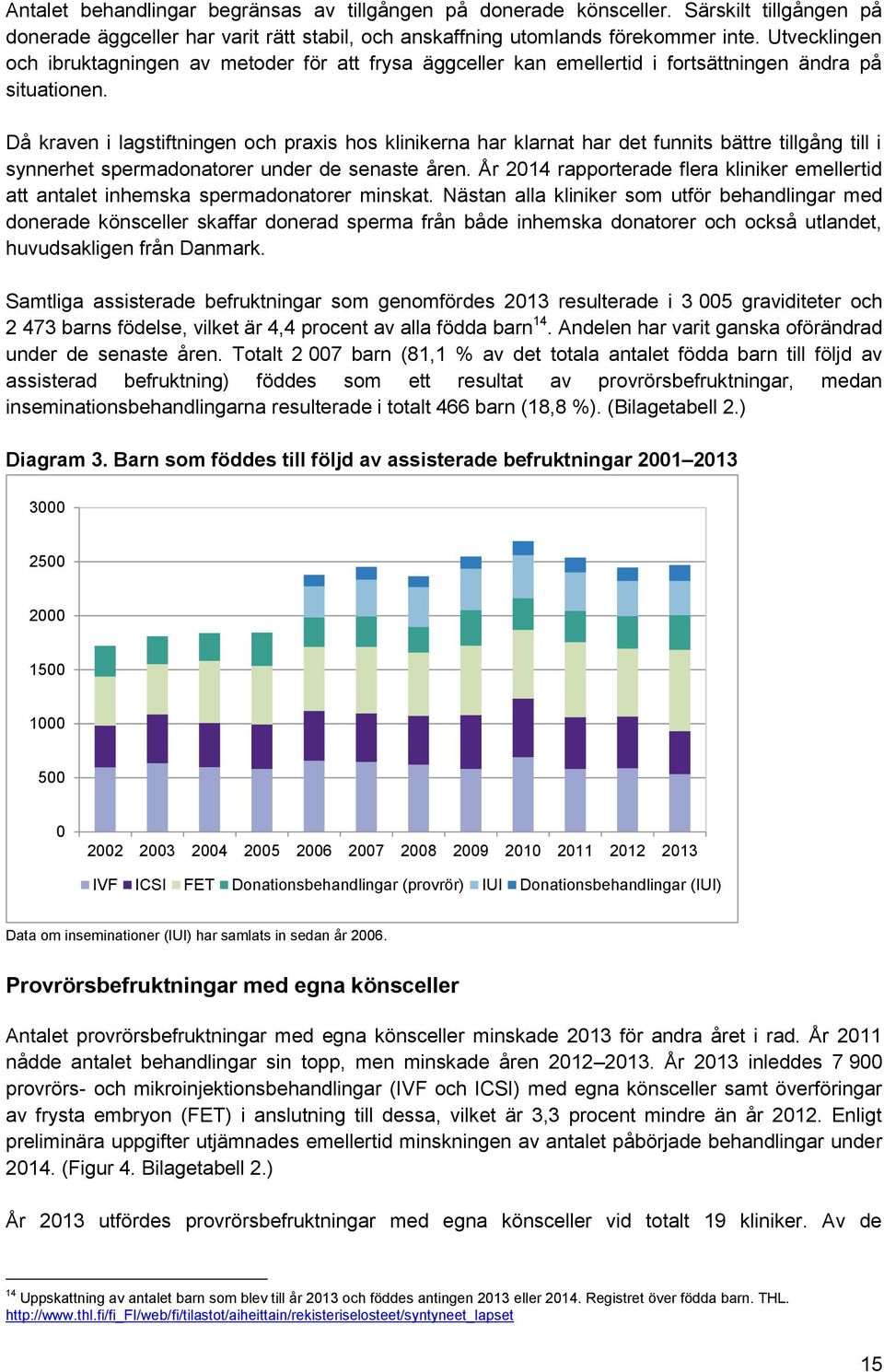 Då kraven i lagstiftningen och praxis hos klinikerna har klarnat har det funnits bättre tillgång till i synnerhet spermadonatorer under de senaste åren.