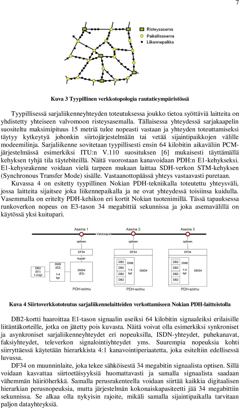 välille modeemilinja. Sarjaliikenne sovitetaan tyypillisesti ensin 64 kilobitin aikaväliin PCMjärjestelmässä esimerkiksi ITU:n V.