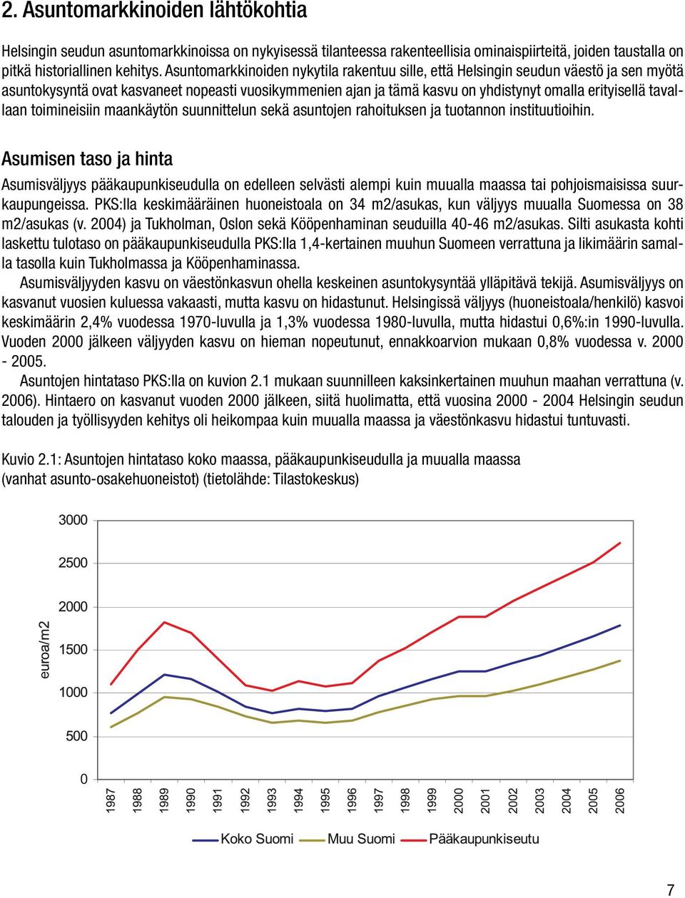 tavallaan toimineisiin maankäytön suunnittelun sekä asuntojen rahoituksen ja tuotannon instituutioihin.