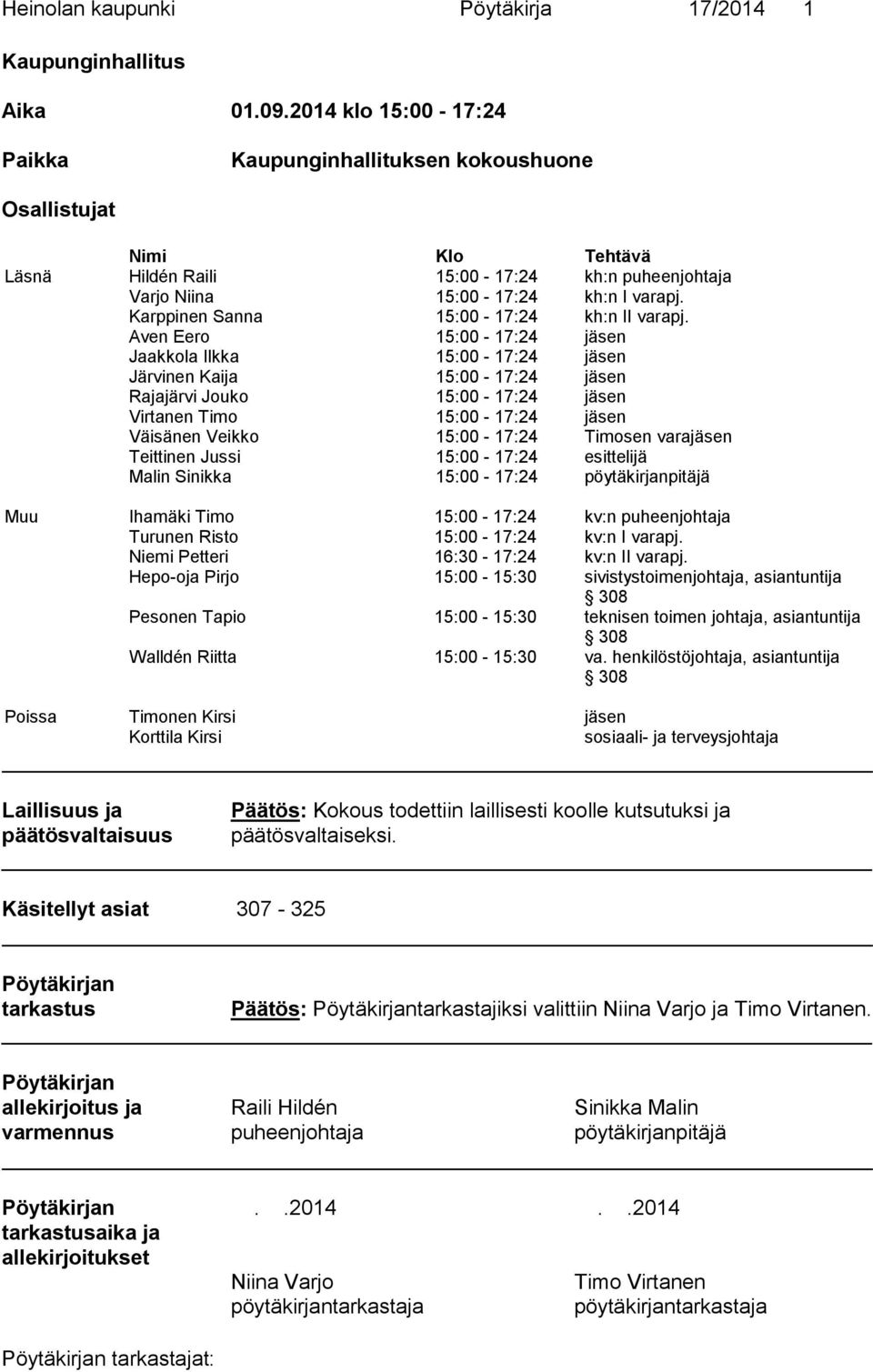 Karppinen Sanna 15:00-17:24 kh:n II varapj.