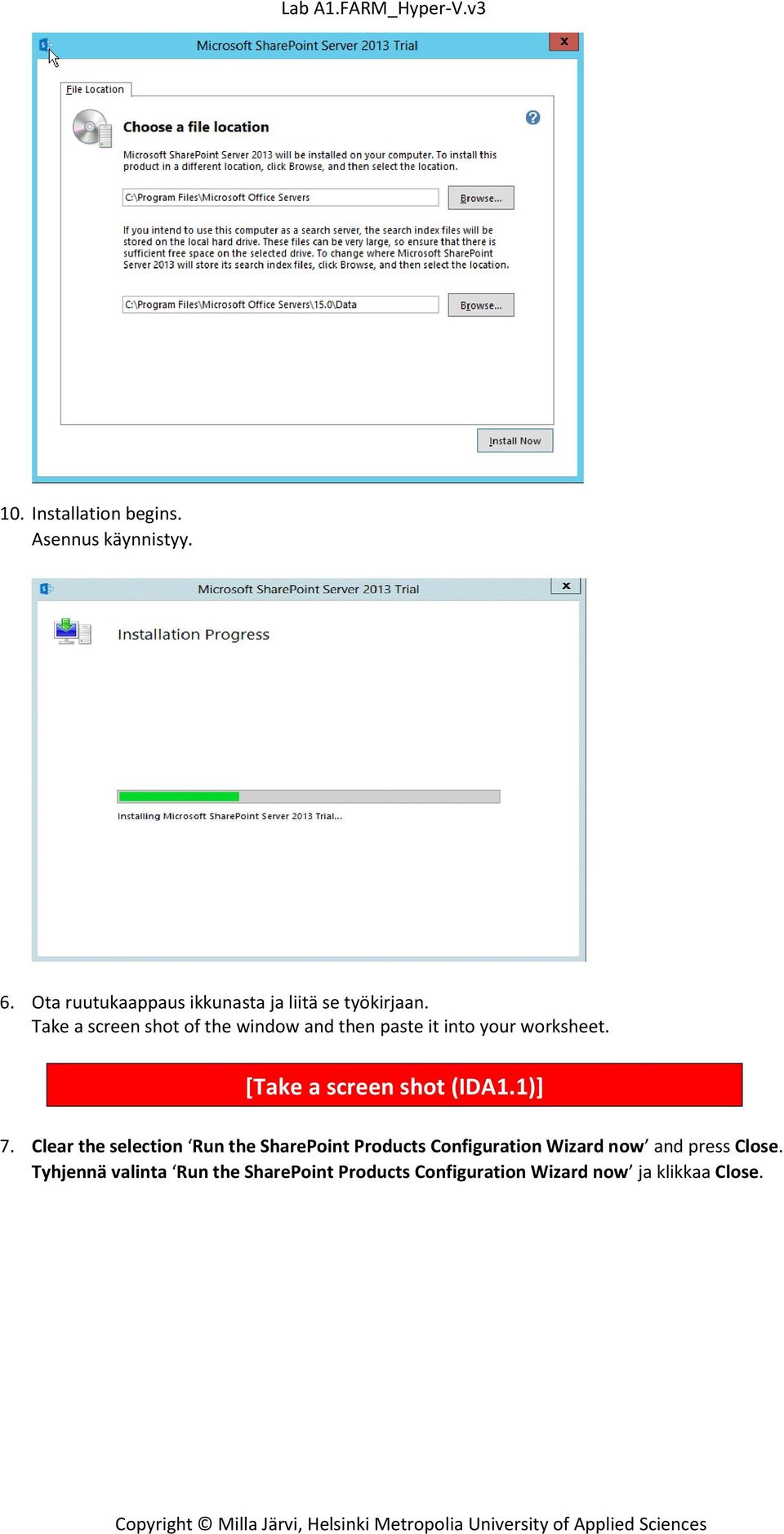 Take a screen shot of the window and then paste it into your worksheet.