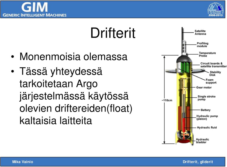 järjestelmässä käytössä olevien