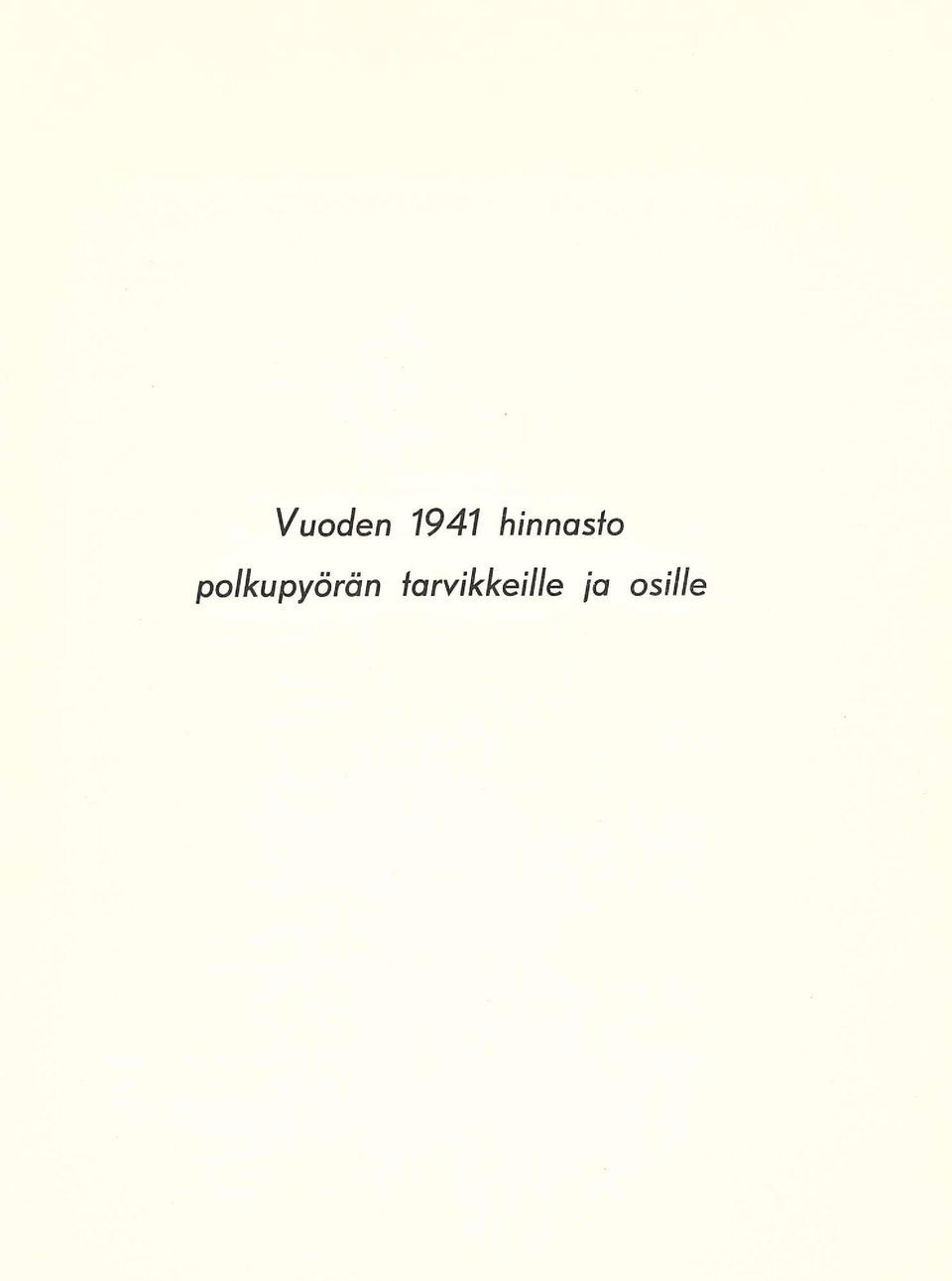 polkupyörän