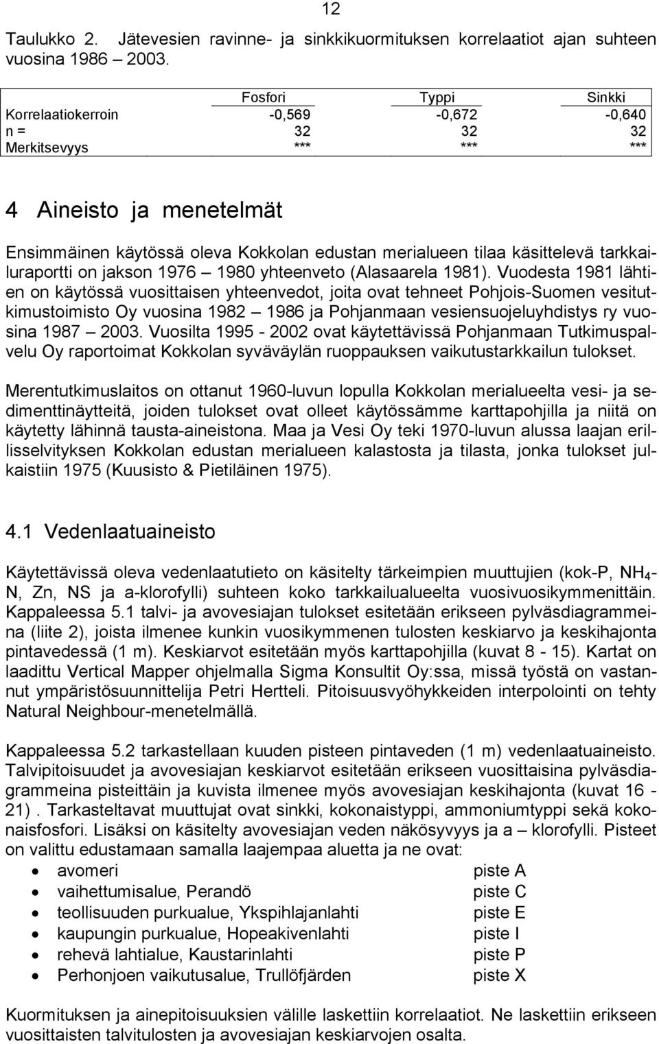 tarkkailuraportti on jakson 1976 198 yhteenveto (Alasaarela 1981).