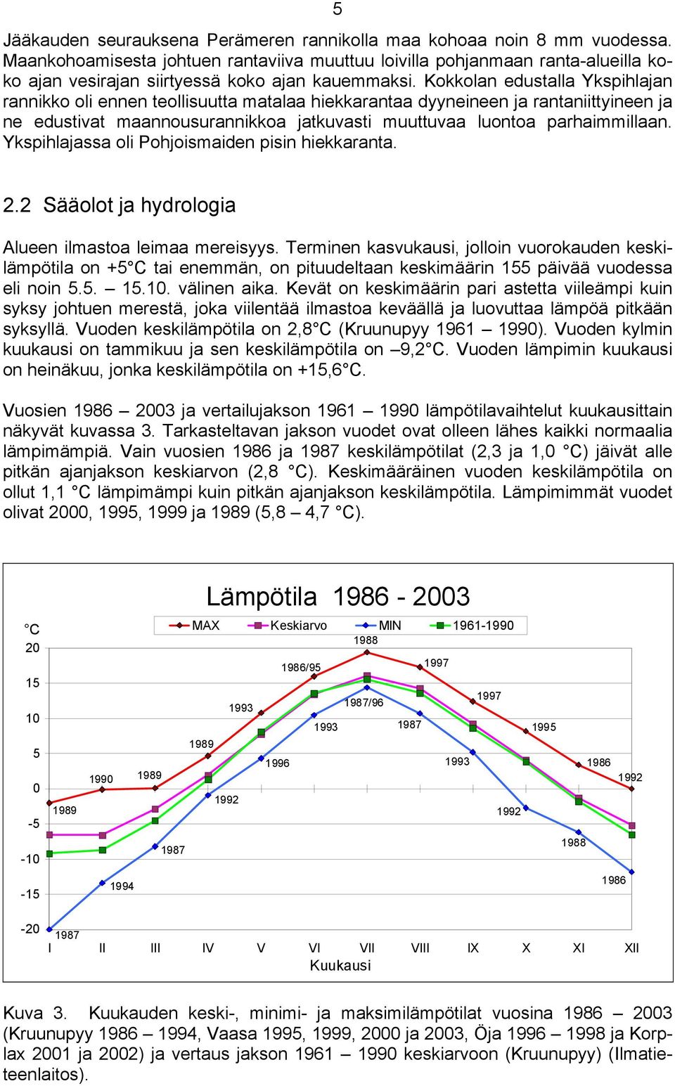 Kokkolan edustalla Ykspihlajan rannikko oli ennen teollisuutta matalaa hiekkarantaa dyyneineen ja rantaniittyineen ja ne edustivat maannousurannikkoa jatkuvasti muuttuvaa luontoa parhaimmillaan.