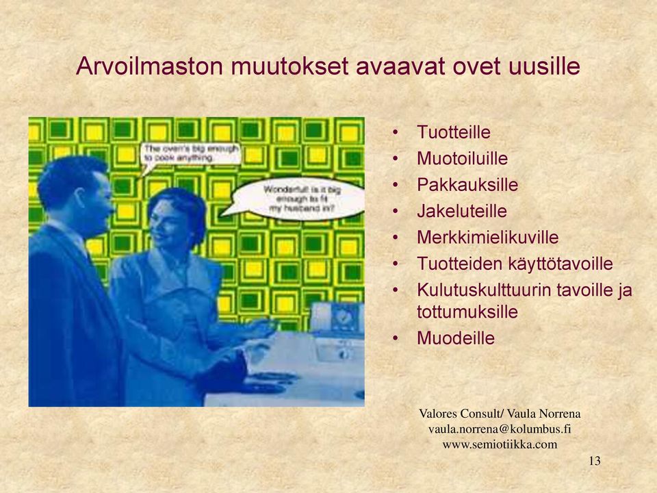 Jakeluteille Merkkimielikuville Tuotteiden