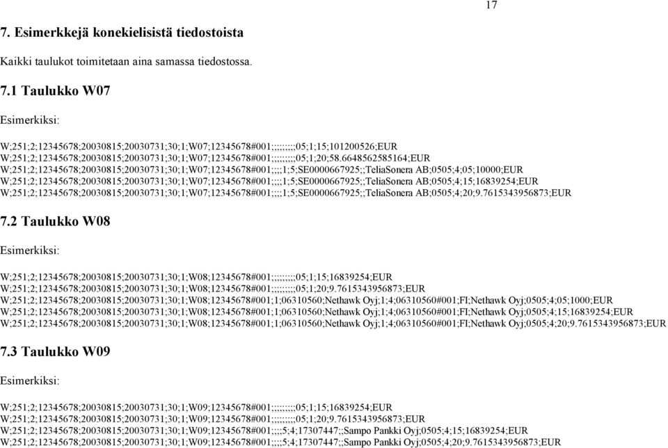 W;251;2;12345678;20030815;20030731;30;1;W07;12345678#001;;;;1;5;SE0000667925;;TeliaSonera AB;0505;4;15;16839254;EUR